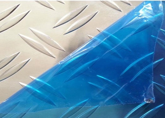 China De molen beëindigt Diamond Metal Sheet 3003 5052 6061 het Blad van de Aluminiumrol met pvc-PE Film leverancier