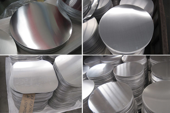 China 0.5 mm-6 mm Dikte Aluminiumplaat Cirkel voor kookgerei leverancier