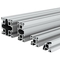 De metaaldouane dreef Industriële Vierkante Aluminiumprofielen uit 6063 6061 leverancier