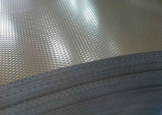 China Plaat van de het Aluminiumvloer van het 1100 Aluminium de Gipspleister In reliëf gemaakte Blad met Wijzerontwerp leverancier