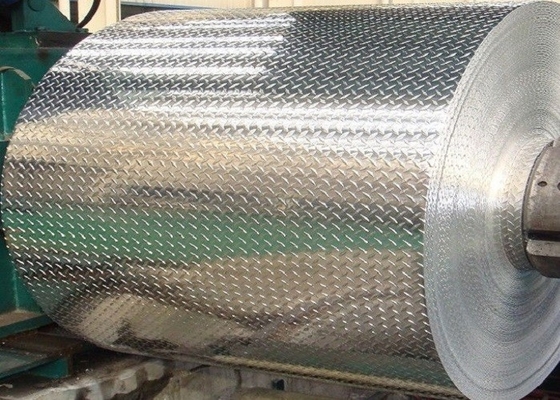 China Niet betreedt het Misstapmetaal Plaat 5052 3003 5 Bars de In reliëf gemaakte van het Aluminiumblad Rol leverancier